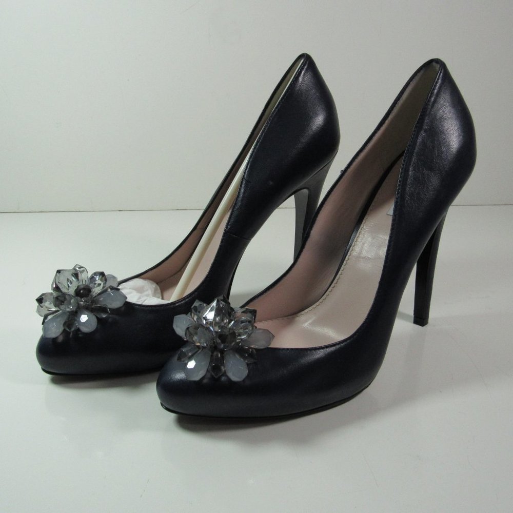 SHY Woman Pump Shoes Leather Heels